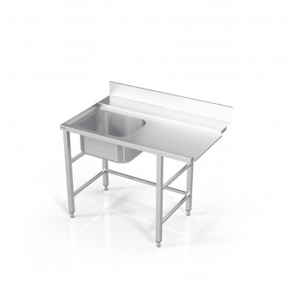 Table to Dishwasher With 1 Sink and Frame